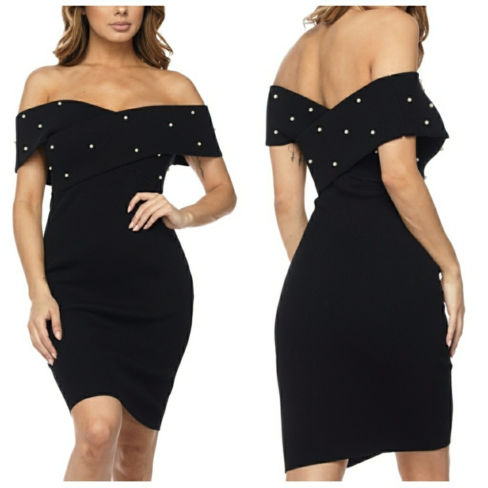 Sexy Beaded BodyCon Dress